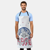 Tablier Fête de l'Indépendance Étoiles d'aigle américain (Porté)