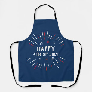 Tablier Fête de l'Indépendance patriotique Américaine 4 ju