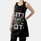 Tablier Fête de Noël amusante - Lumière de Noël (Insitu)