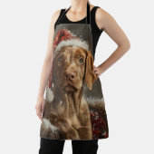 Tablier Fête de Noël de Chien Vizsla (Insitu)