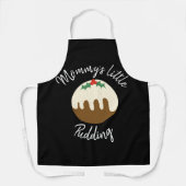 Tablier Fête de Noël de la petite pouding de maman (Recto)