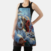 Tablier Fête de Noël des Chiens de Dalmatie (Insitu)