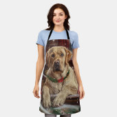 Tablier Fête de Noël du chien du Labrador (Porté)