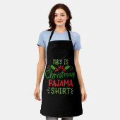 Tablier Fête de Noël du pyjama (Porté)