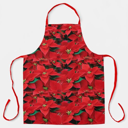 Tablier Fête de Poinsettia (Recto)