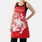 Tablier Fête Décorative Rouge de Célébration (Insitu)
