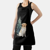 Tablier Fête des arbres de Noël de chien Amoureux des chie (Insitu)