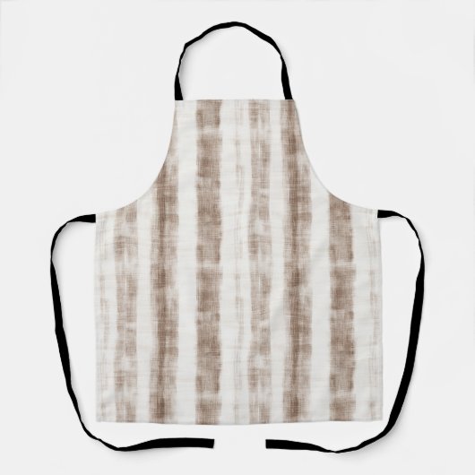 Tablier Fête des mariées Sicilienne Tan Tan Stripes (Recto)