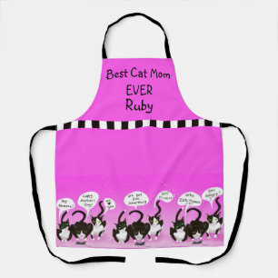 Tablier Fête des Mères amusante Apron de Chats - Meilleure