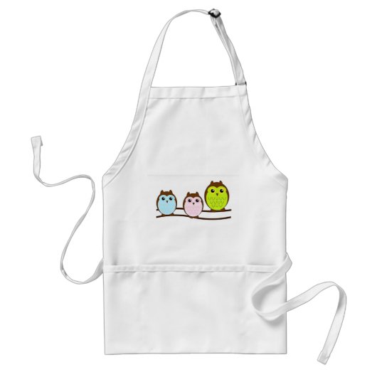 Tablier Fête des mères Cuisine Apron Owl (Devant)