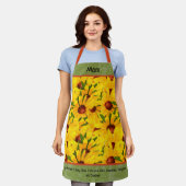 Tablier Fête des mères Jour noir Susan Random Motif (Porté)