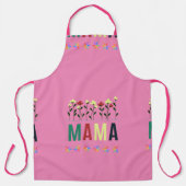 Tablier Fête des mères joyeuses et modernes Imprimer Tabli (Recto)