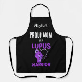 Tablier Fête des mères LUPUS WARRIOR Fier maman (Recto)