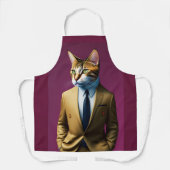 TABLIER FÊTE DES PÈRES CHAT PERSONNE PAPA MENS CUISINE APR (Recto)