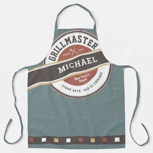 Tablier Fête des pères Grillmaster Funny Apron (Recto)
