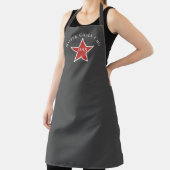 Tablier Fête des pères, Master Grill Chef Red Star (Insitu)