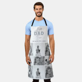 Tablier Fête des pères Meilleur Père Jamais Photo Collage  (Porté)