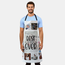 Fête des pères Papa Photo Collage Apron