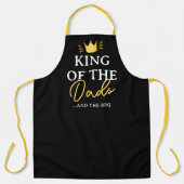 Tablier Fête des pères Roi des papas BBQ (Recto)