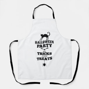 Tablier Fête d'Halloween pas de friandises juste des trucs