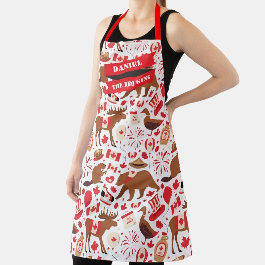 Tablier Fête du Canada BBQ Canadien (Insitu)