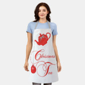 Tablier Fête du thé de Noël (Porté)