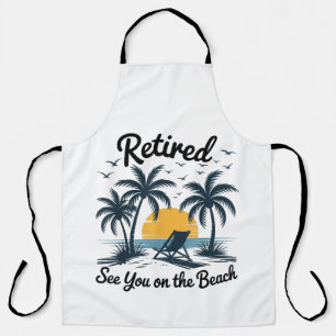 Tablier Fête Été Retraité À Vous Sur La Plage