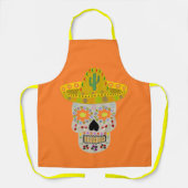 Tablier Fête mexicaine du crâne mort (Recto)