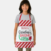 Tablier fête Noël l'équipe de pâtisserie de grand-mère ajo (Insitu)