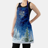 Tablier Fêtes Arbres d'hiver Noël (Insitu)