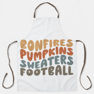 Tablier Feu de joie et football