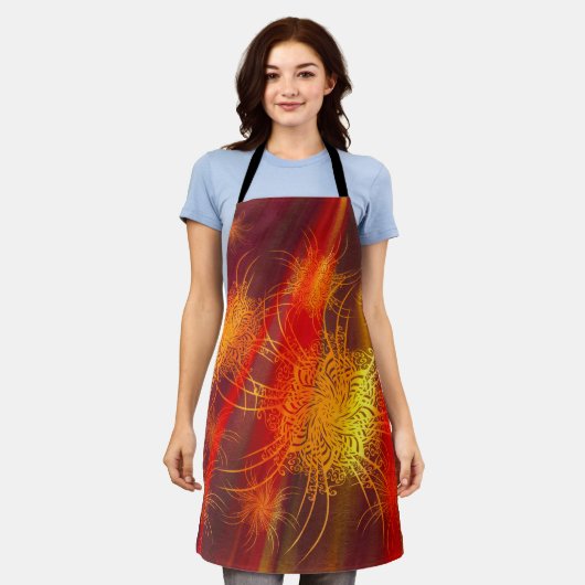 Tablier Feu Mandala (Porté)