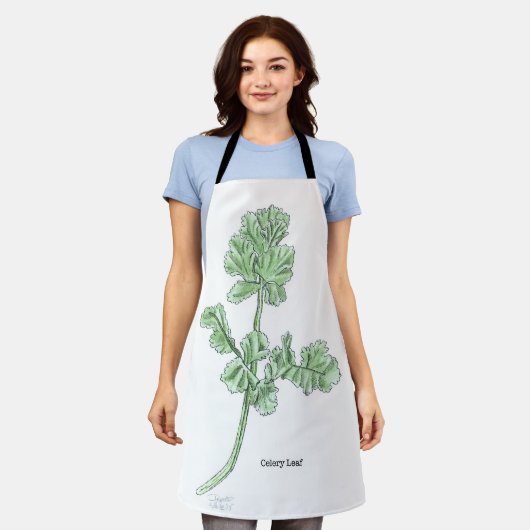 Tablier Feuille céleri (Porté)