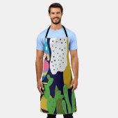 Tablier Feuille de jungle tropicale arrière - plan avec pe (Porté)