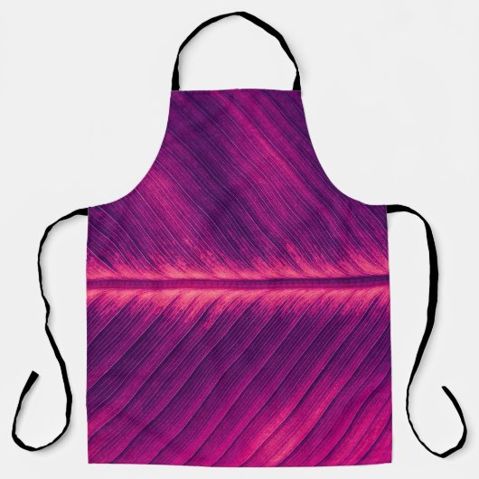 Tablier Feuille de palme Abstraite : Veine tonique (Recto)