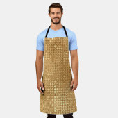 Tablier Feuille d'or sans soudure motif, parties scintilla (Porté)