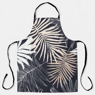 Tablier Feuille tropicale botanique : graphique vintage