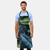 Tablier Feuilles Abstraits : Ligne Polygonale Sans Couche. (Porté)