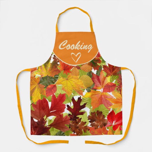 Tablier Feuilles automnales d'automne (Recto)