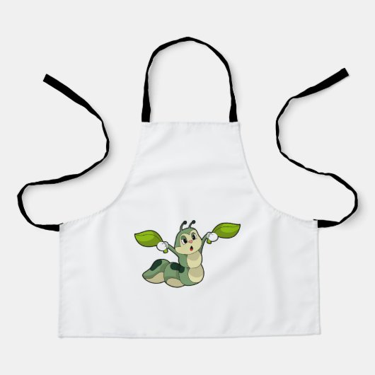 Tablier Feuilles Caterpillar (Recto)