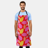 Tablier Feuilles d'automne. (Porté)