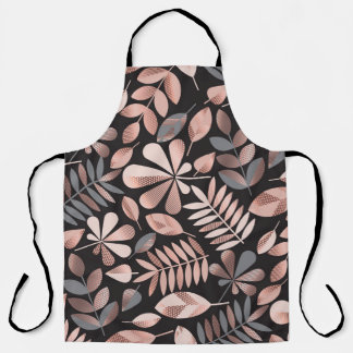 Tablier Feuilles d'automne élégantes : Pastel Géométrique