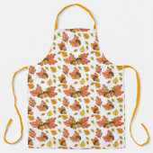 Tablier Feuilles d'automne et Acorns (Recto)