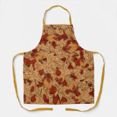 Tablier Feuilles d'automne humides (Recto)