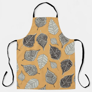 Tablier Feuilles d'automne, motif vintage sans soudure.