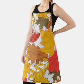 Tablier Feuilles d'automne, simple motif transparent (Insitu)