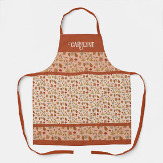 Tablier Feuilles d'automne Thanksgiving personnalisées Apr