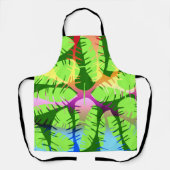 TABLIER FEUILLES DE BANANE ABSTRAITE BOTANIQUE (Recto)