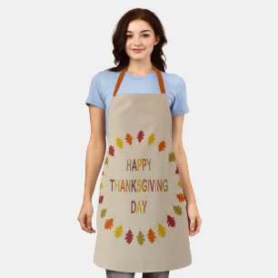 Tablier Feuilles de chêne de Thanksgiving