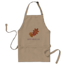 Feuilles de chêne et Acorns Design en violet et or